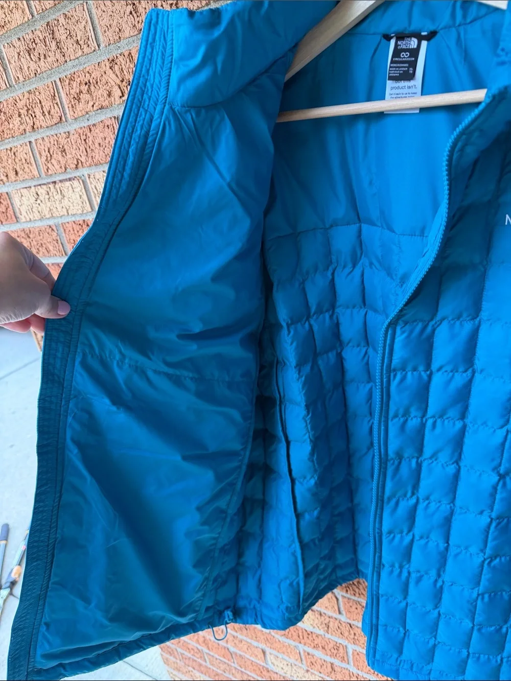 The North Face NWT Thermoball Jacket Men's XL Digital Steel Insulated Puffer